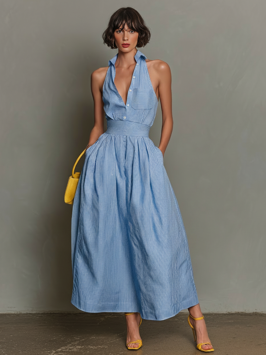 Anna-Berg | Striped Dress