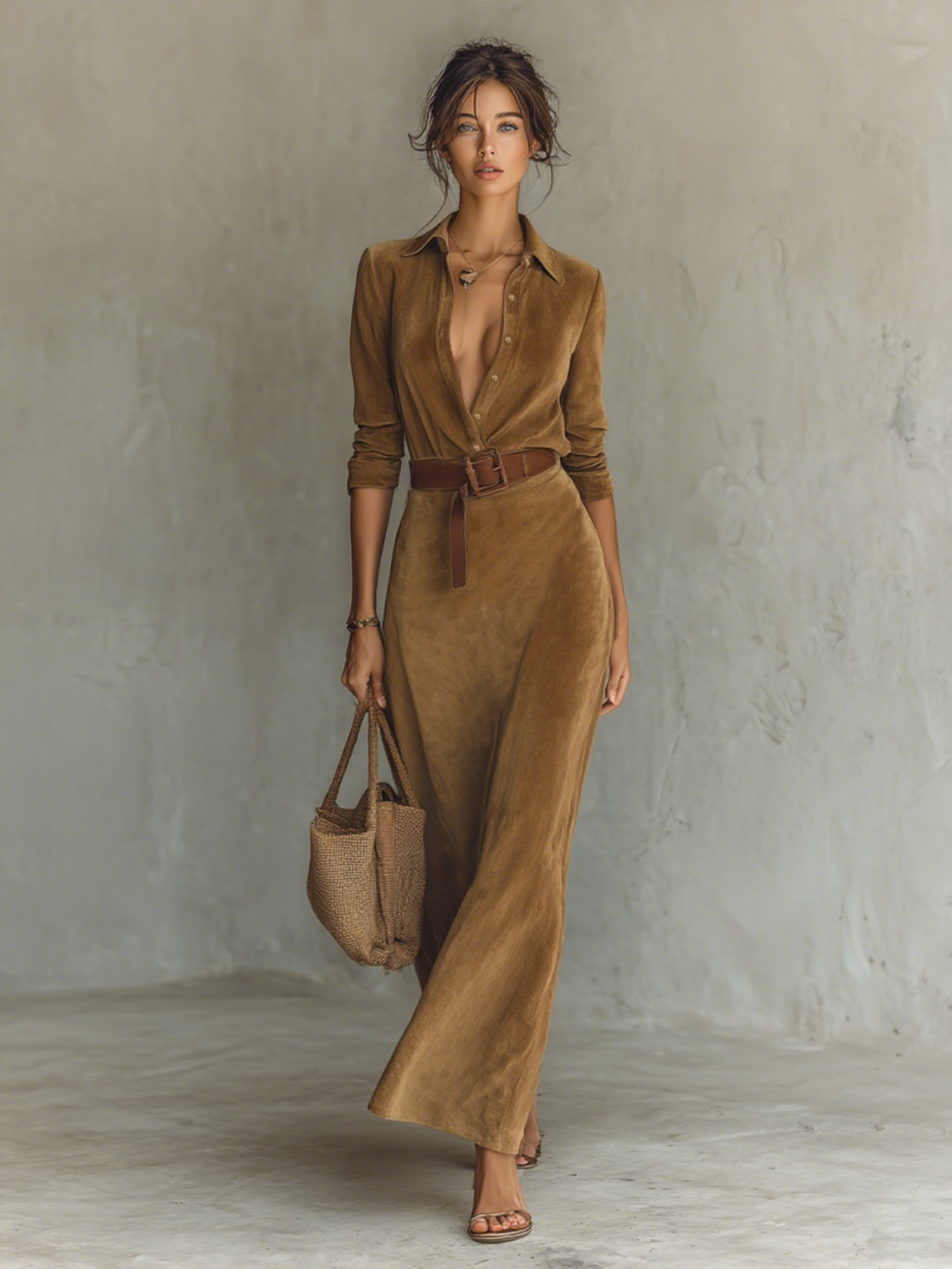 Anna-Berg | Suede Dress