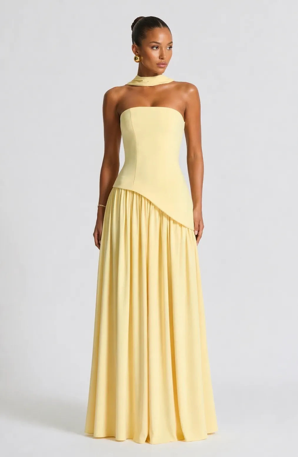 Anna-Berg | Luxe Sculptural Romance Maxi Gown for Every Occasion