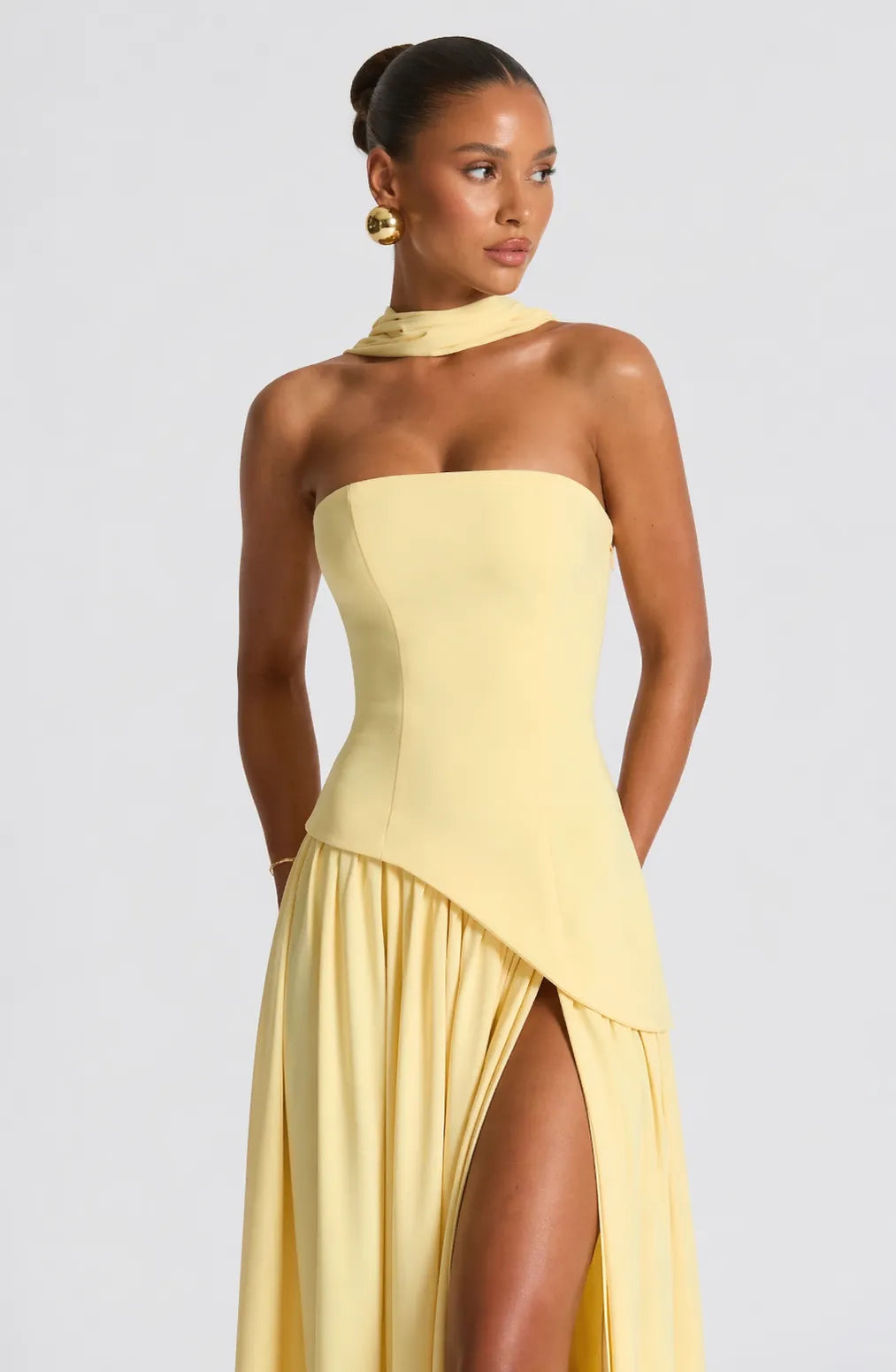Anna-Berg | Luxe Sculptural Romance Maxi Gown for Every Occasion