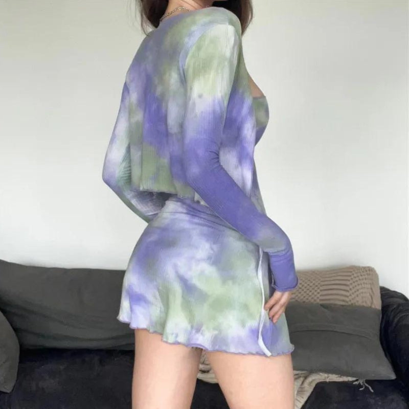 Anna-Berg | Tie-Dye Bolero Dress