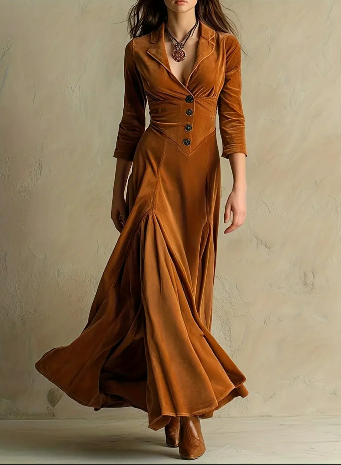 Anna-Berg | Elegant Velvet Dress
