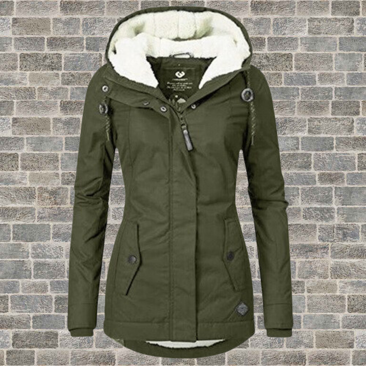 Anna-Berg | Hoodie Coat, Sherpa