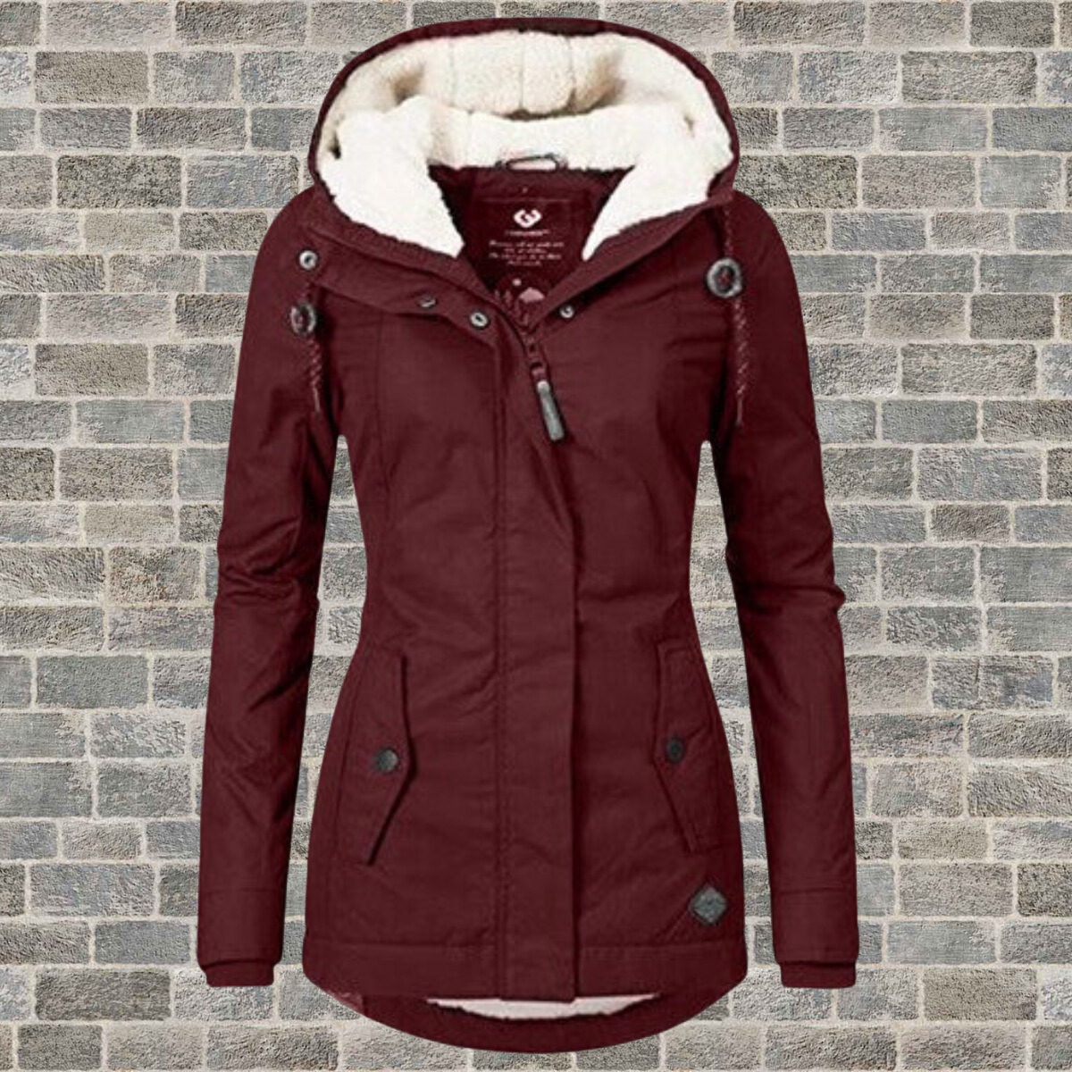 Anna-Berg | Hoodie Coat, Sherpa