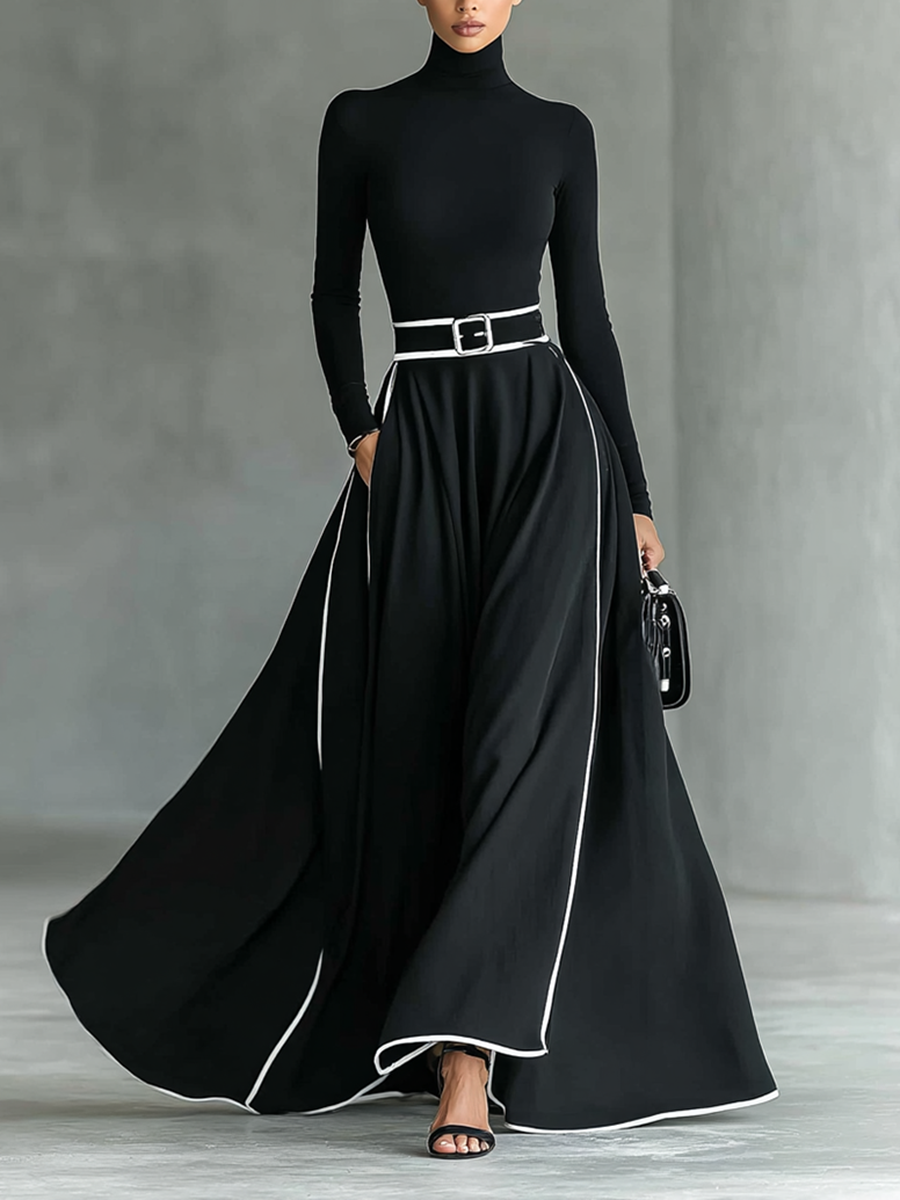 Anna-Berg | White Long Sleeve Dress