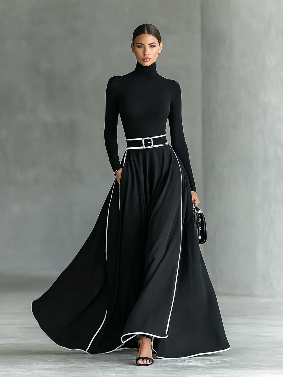 Anna-Berg | White Long Sleeve Dress