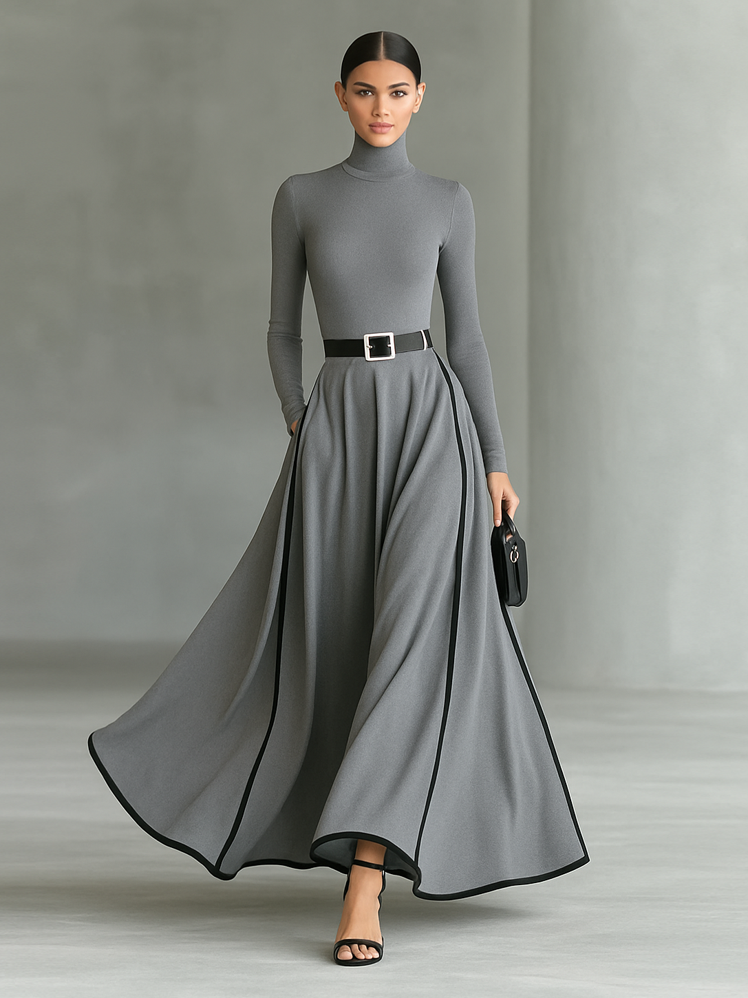 Anna-Berg | White Long Sleeve Dress