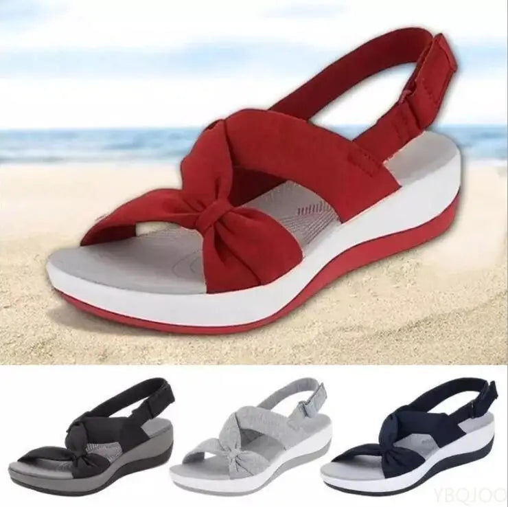 Anna-Berg | Timeless Orthopedic Sandals with Graceful Drape