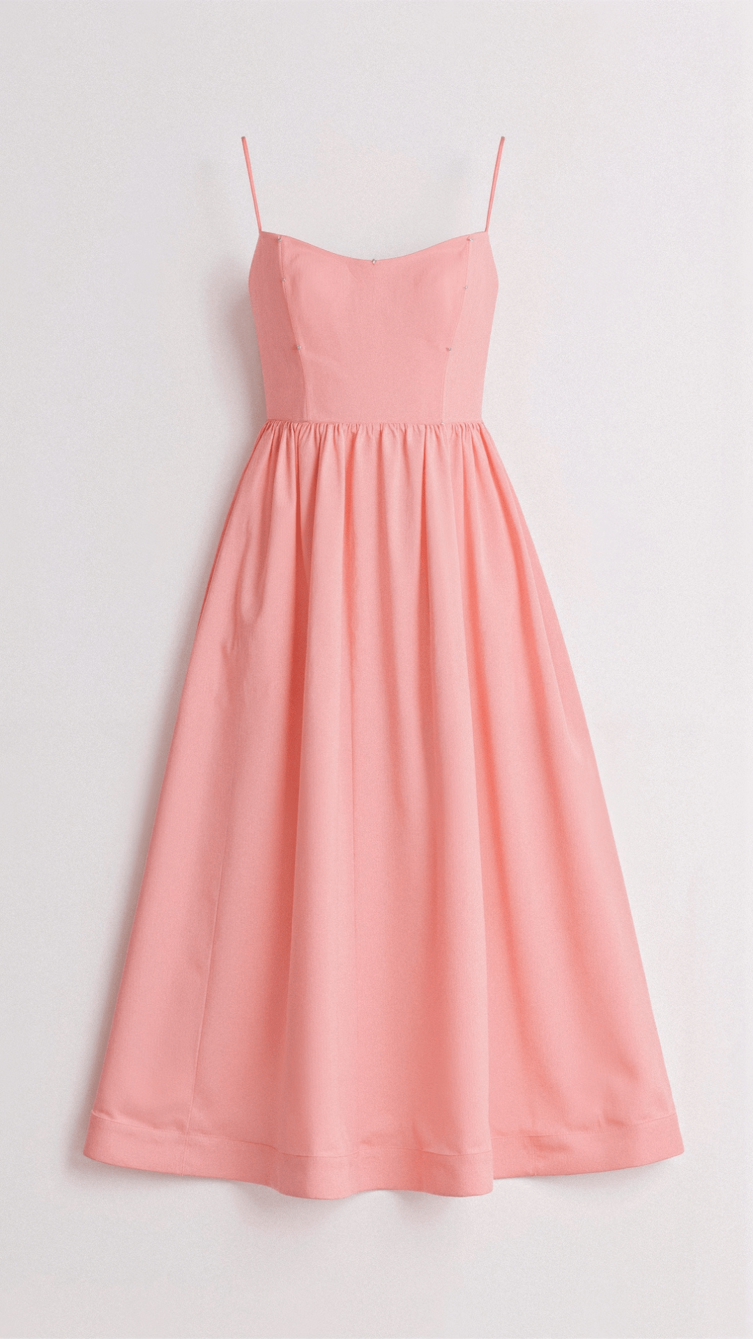 Anna-Berg | A-Line Midi Dress – Spaghetti Straps – Flowing Design – Elegant Fit