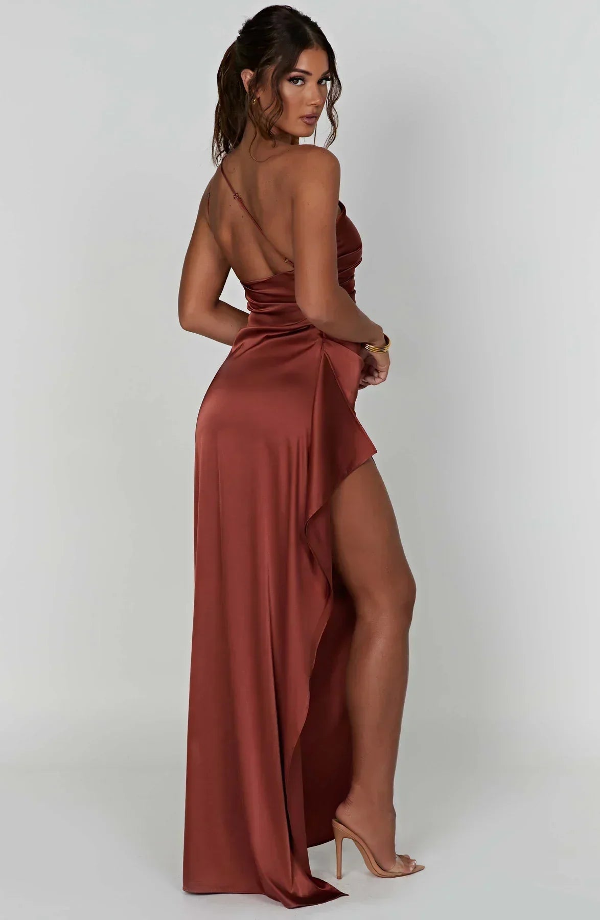 Anna-Berg | Evening Maxi Dress – Asymmetric with High Split