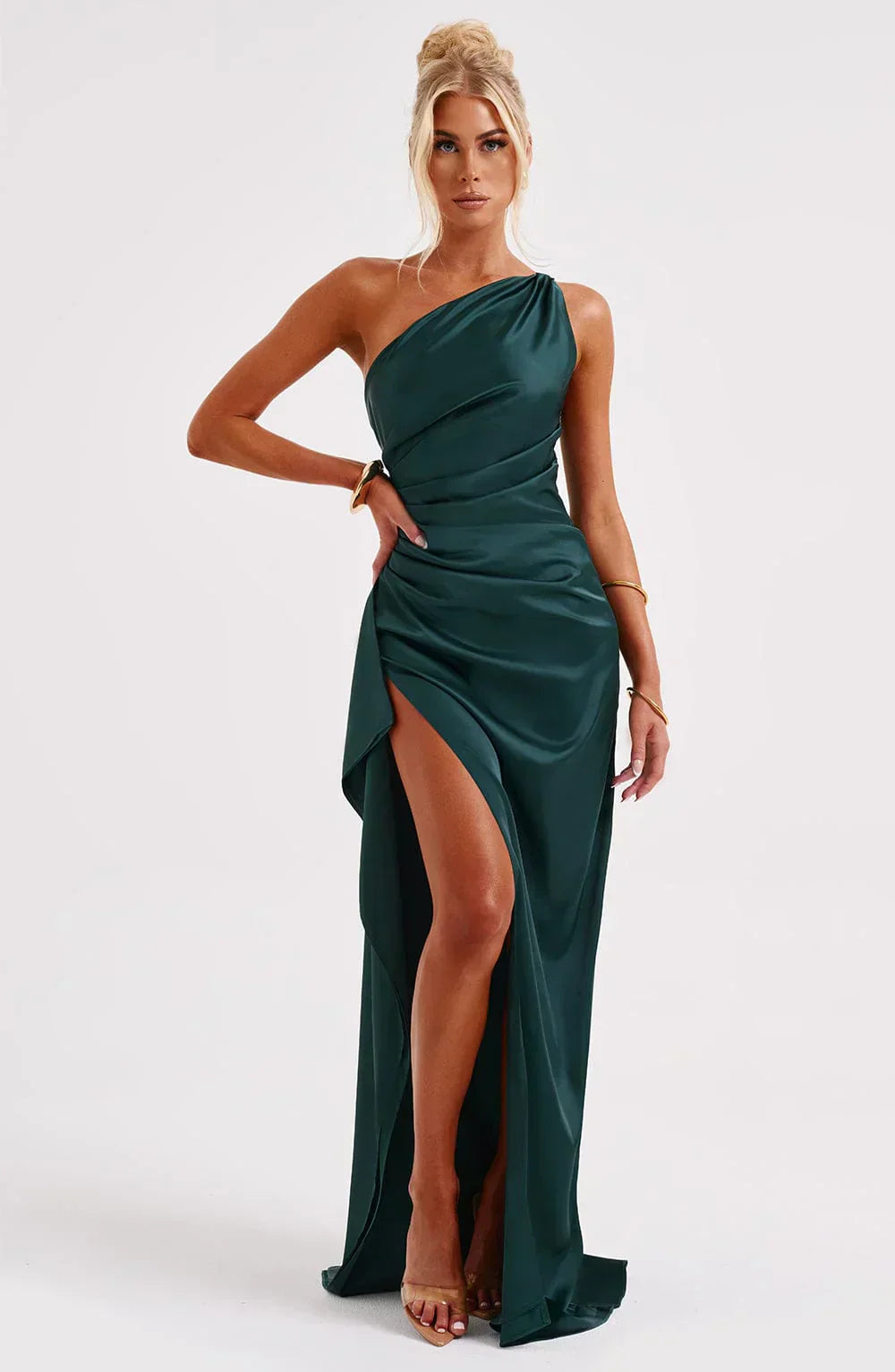 Anna-Berg | Evening Maxi Dress – Asymmetric with High Split