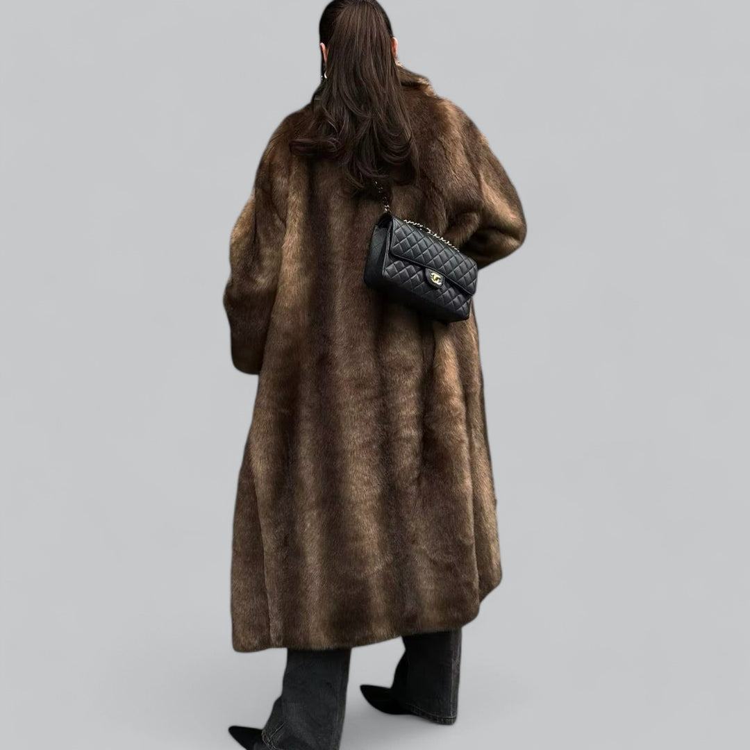 Anna-Berg | Long Faux Fur Coat