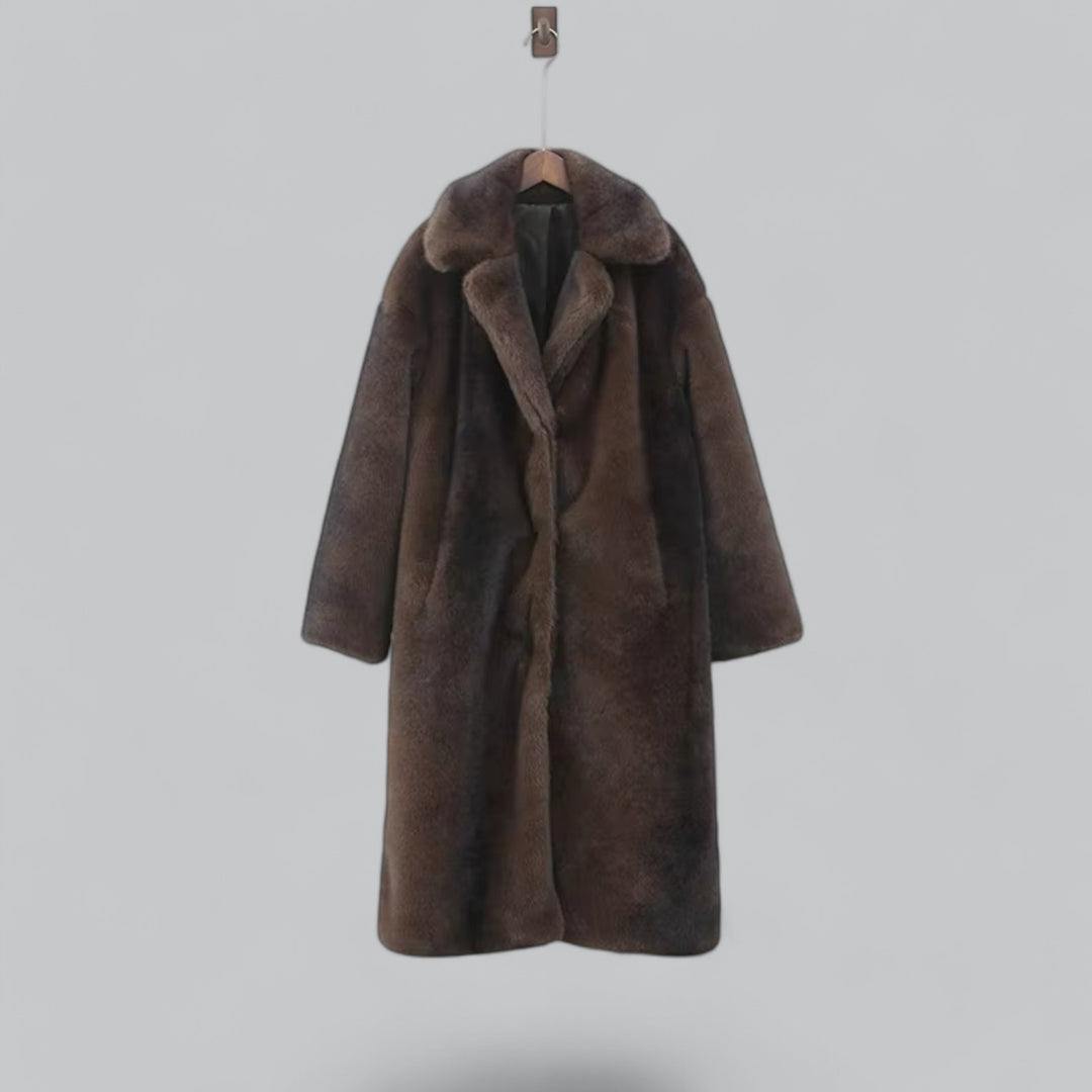 Anna-Berg | Long Faux Fur Coat