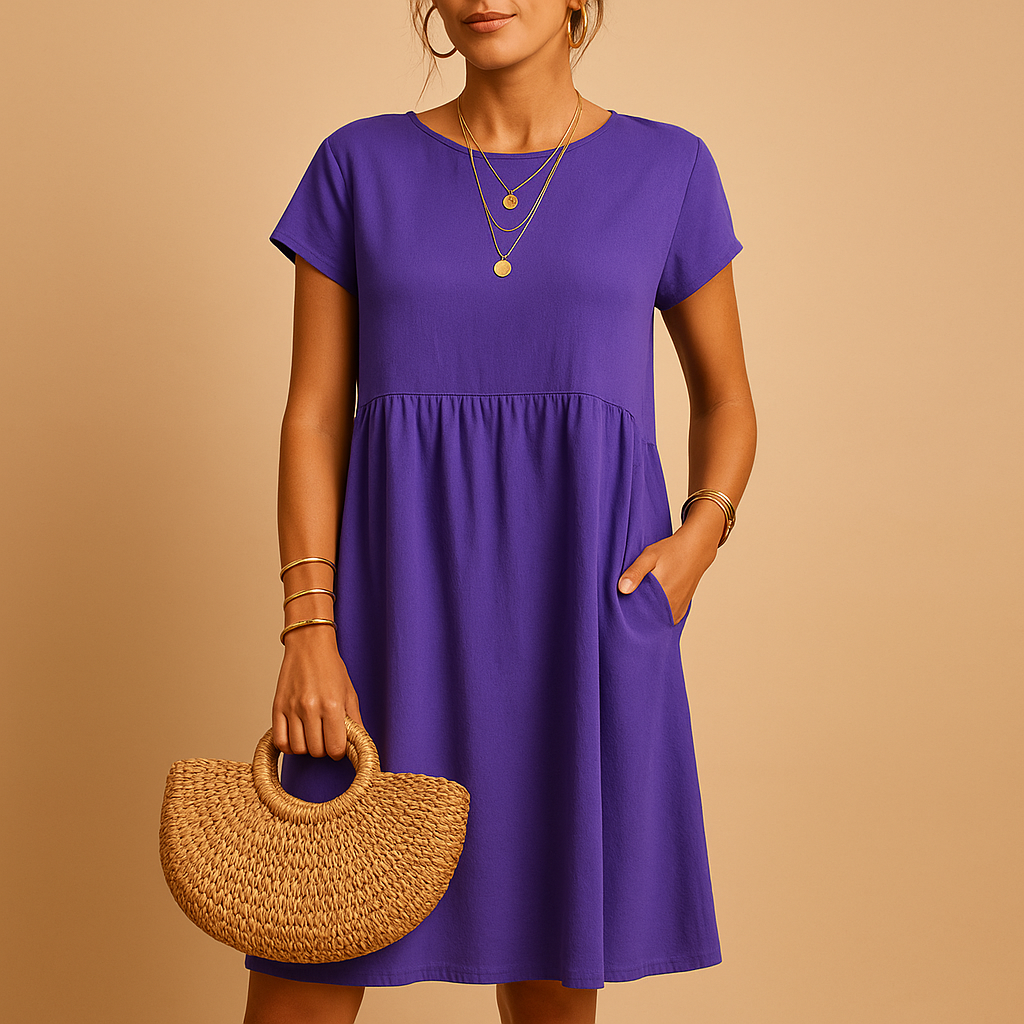 Anna-Berg | Midi Summer Dress - Lightweight, Versatile Fit