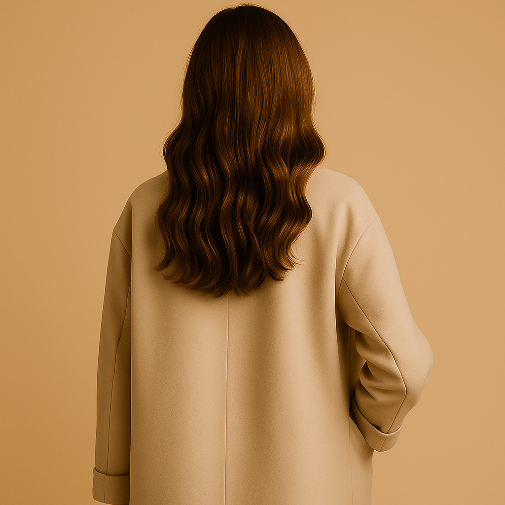 Anna-Berg | Long Double-Breasted Coat - Relaxed Tailored Fit, Warm Lining