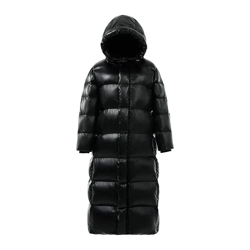 Anna-Berg | Long Puffer Coat, Quilted, Maxi