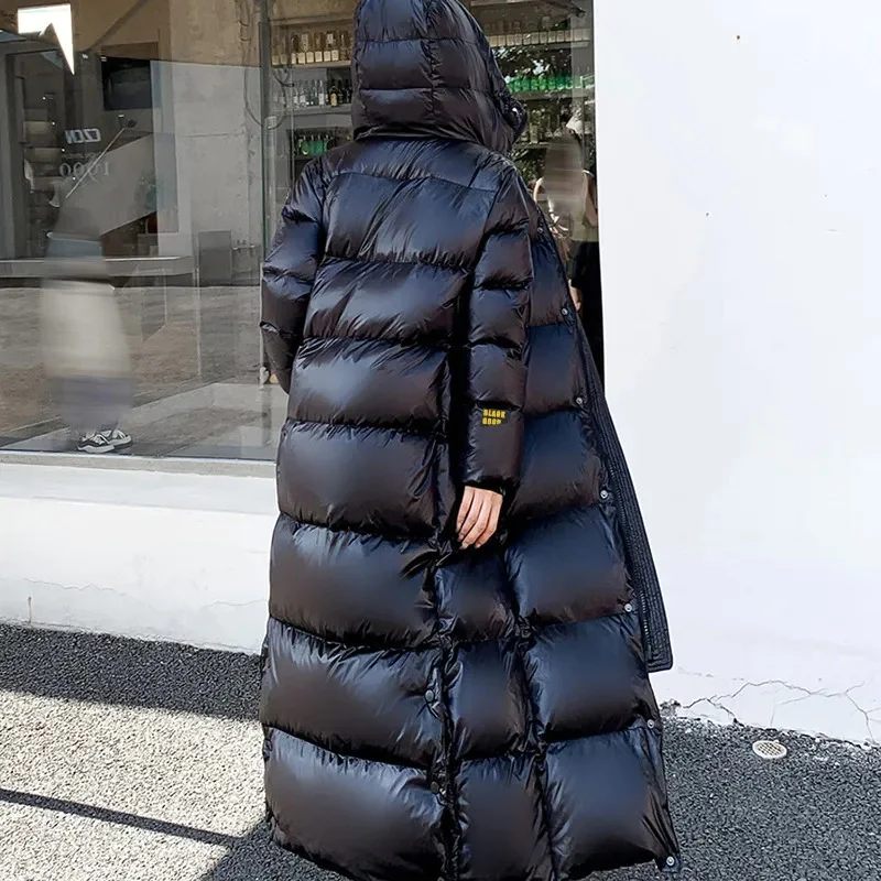 Anna-Berg | Long Puffer Coat, Quilted, Maxi