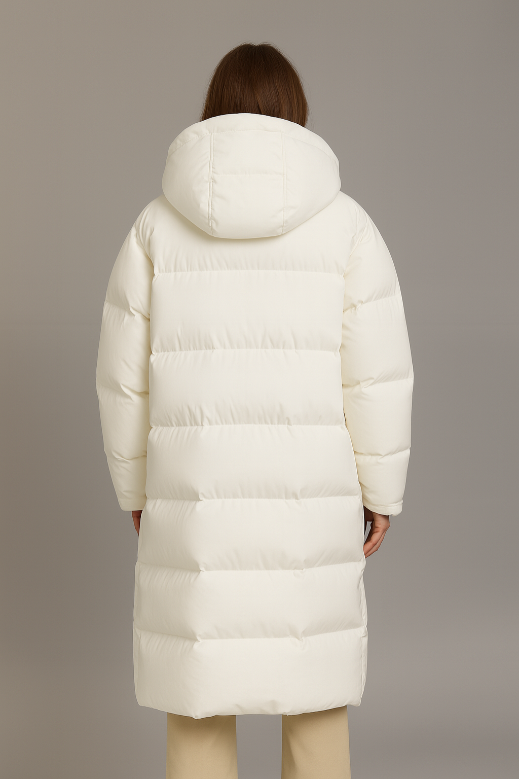 Anna-Berg | Longline Puffer Coat - Hooded, Ultra-Warm