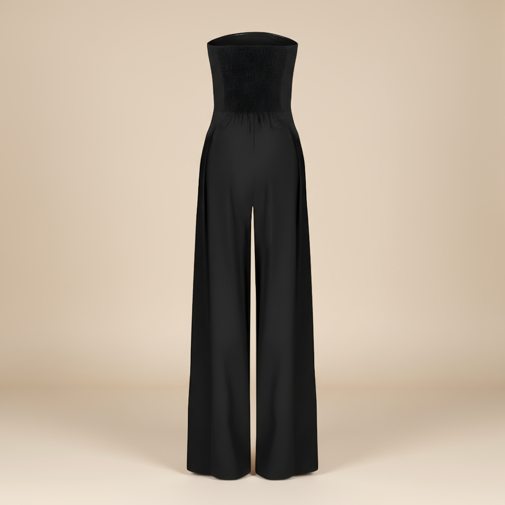Anna-Berg | Strapless Wide-Leg Jumpsuit