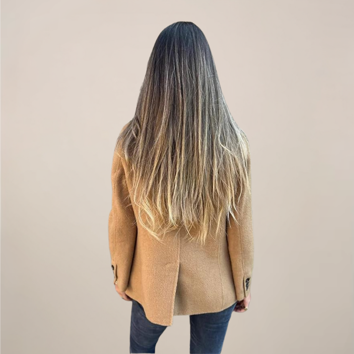 Anna-Berg | Tailored Blazer Jacket - Single Button, Notch Lapel, Flap Pockets