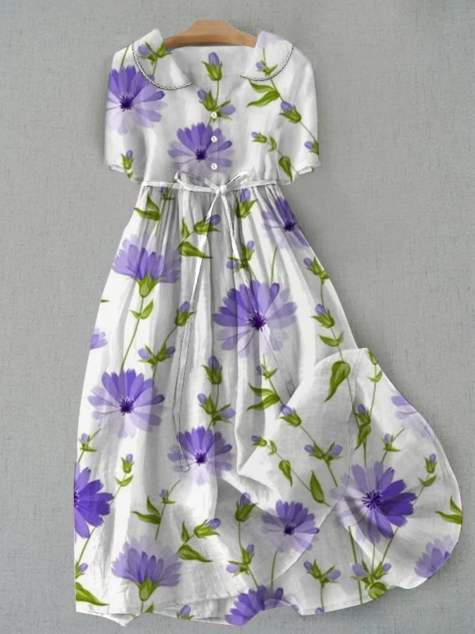 Anna-Berg | Elegant Dress With Lavender Flowers for Every Occasion