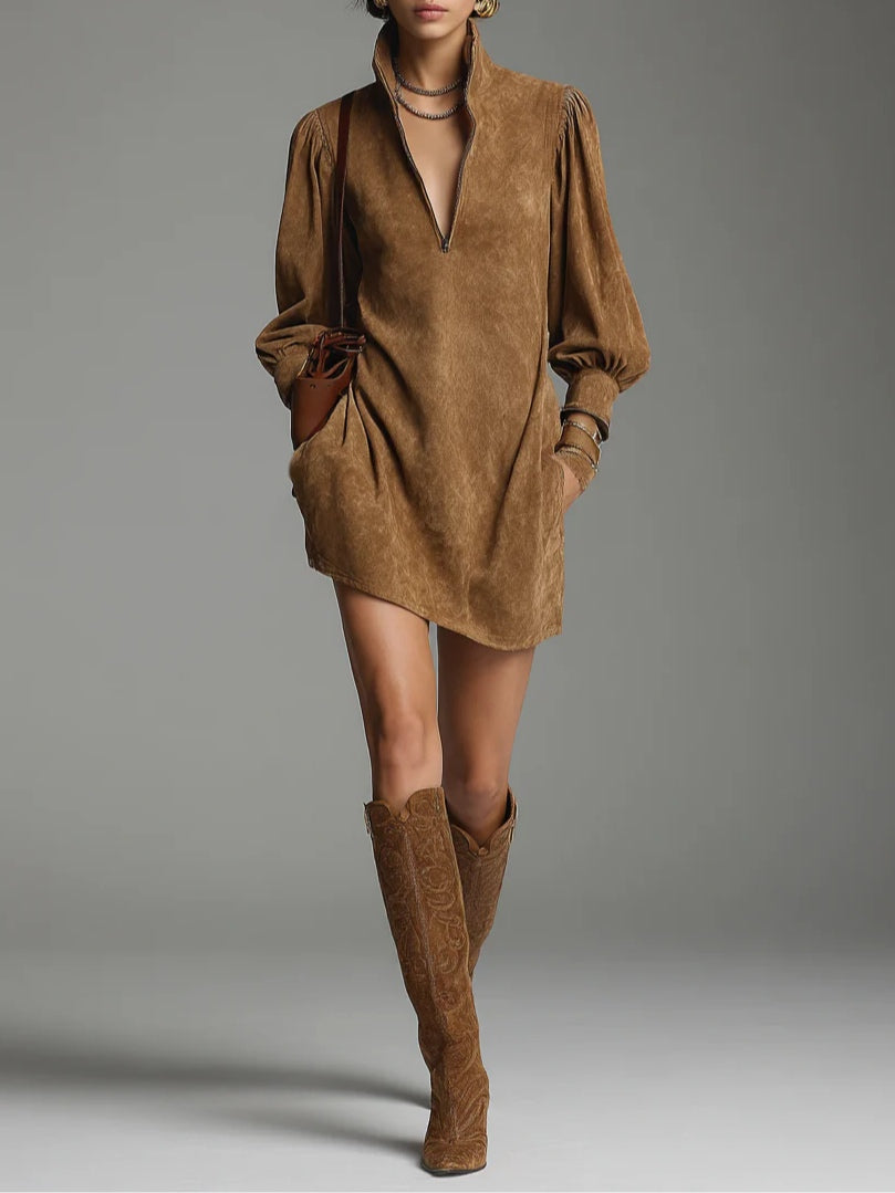 Anna-Berg | Turtleneck Dress