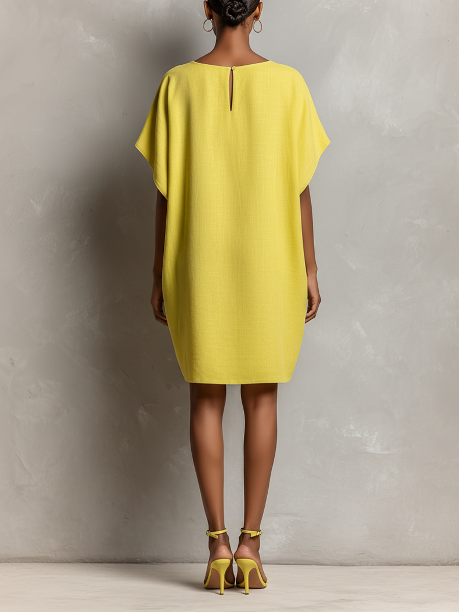 Anna-Berg | Yellow Linen Dress