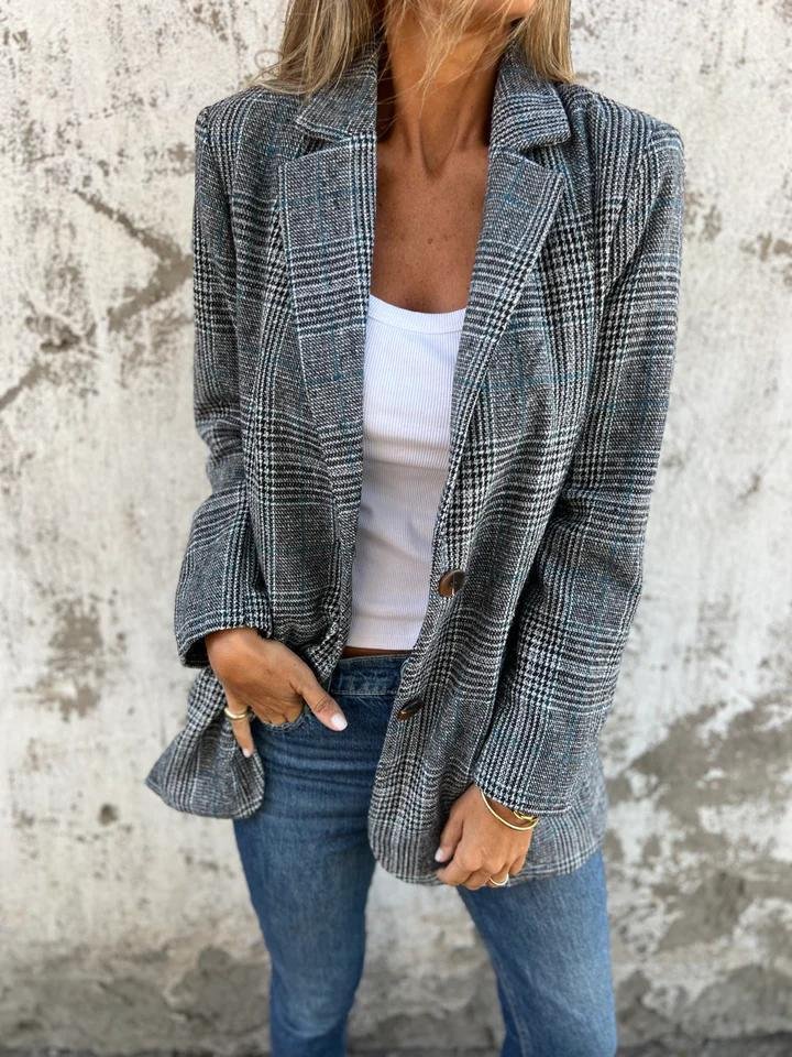 Anna-Berg | Casual Check Blazer