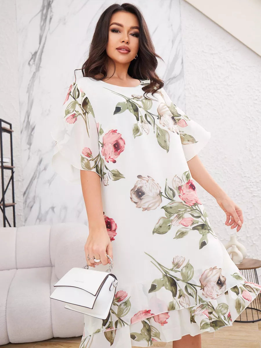 Anna-Berg | Elegant Chiffon Dress