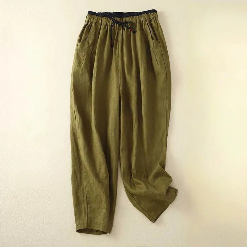 Anna-Berg | Luxe Relaxed Summer Pants with a Timeless Finish