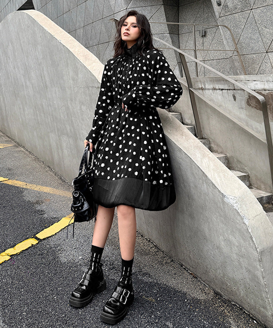 Anna-Berg | Dot Veil Dress