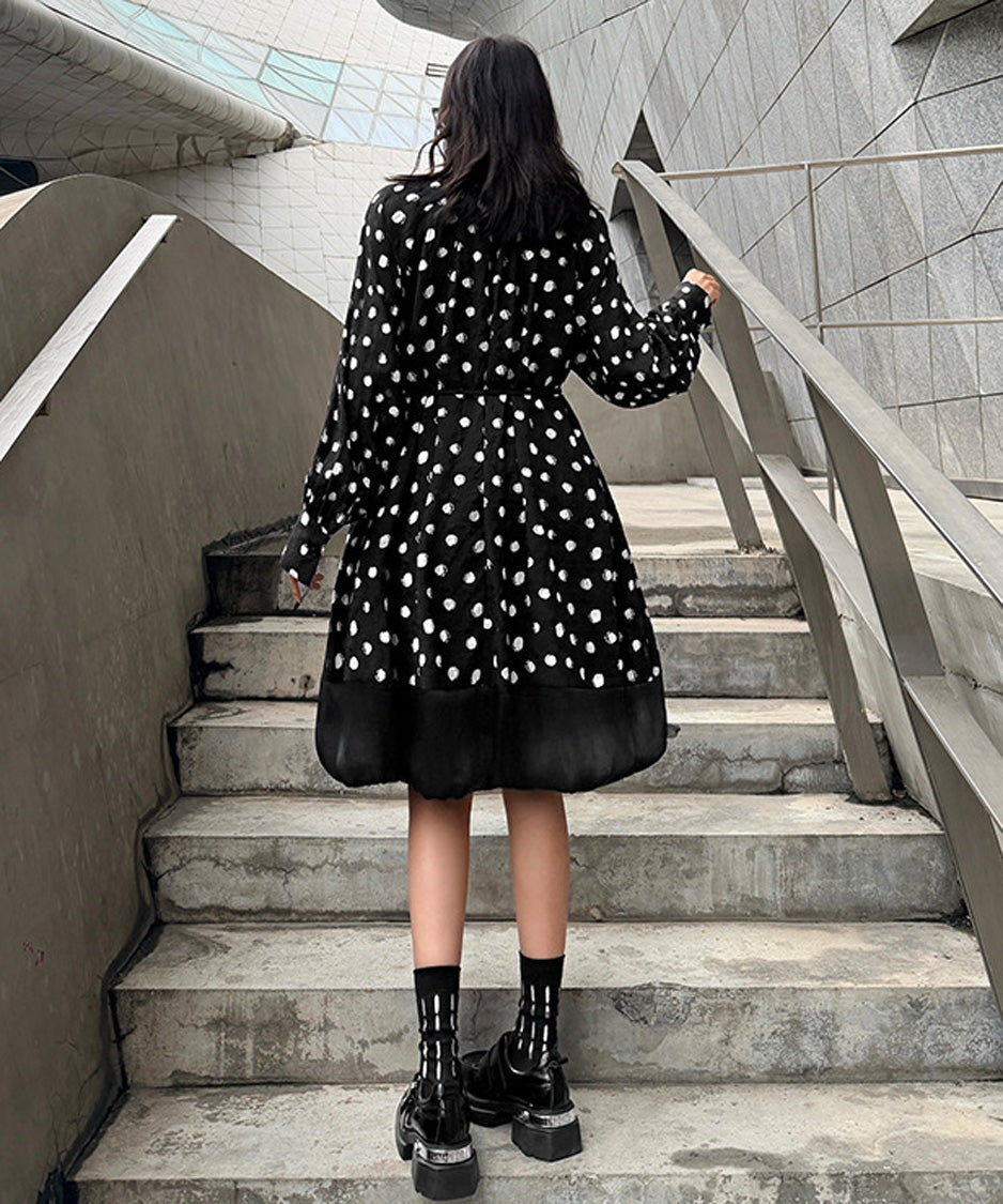 Anna-Berg | Dot Veil Dress