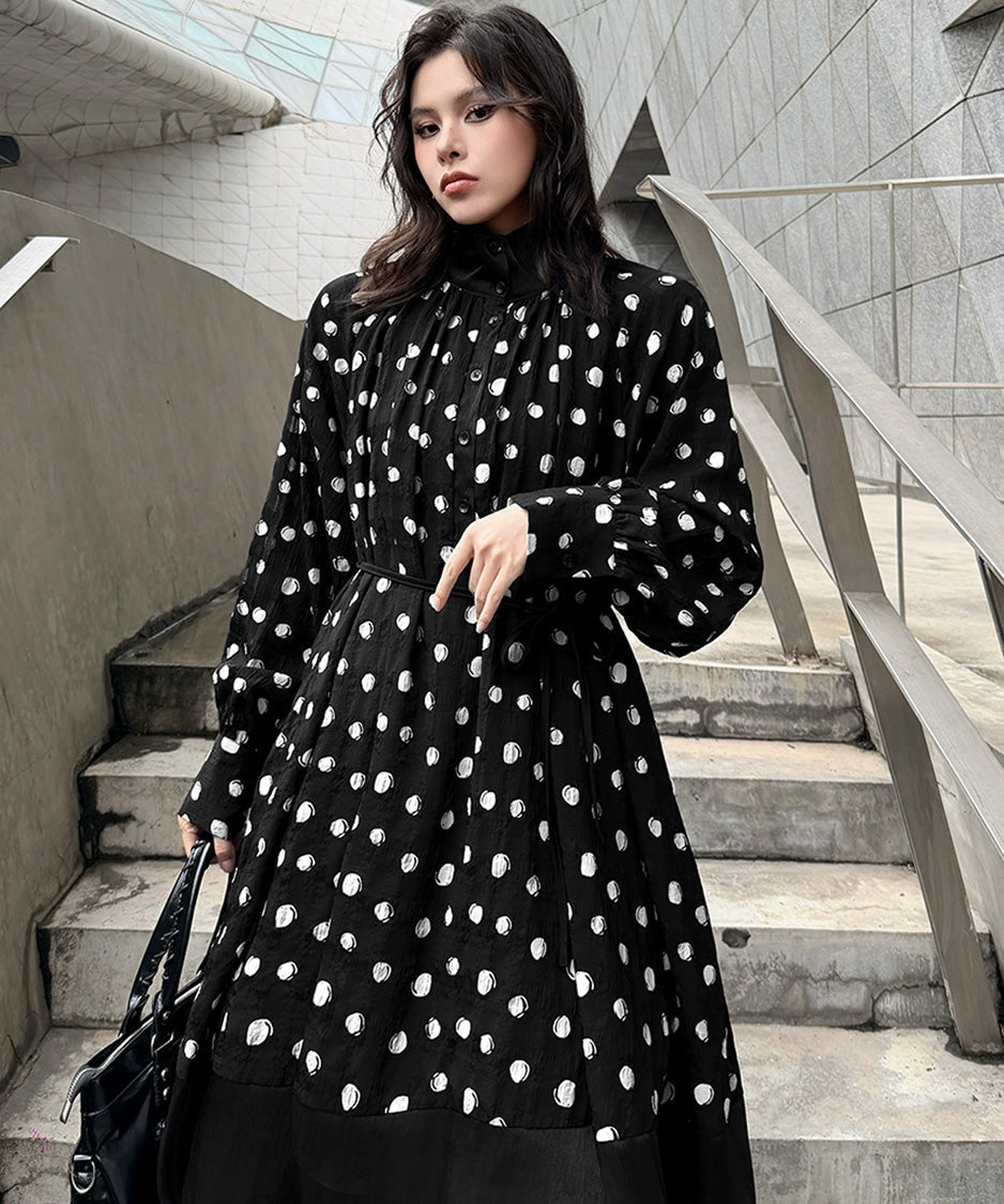 Anna-Berg | Dot Veil Dress