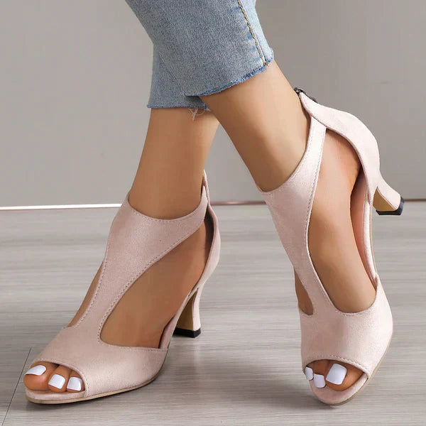 Anna-Berg | Timeless Orthopedic Low Heel Sandals for Effortless Elegance