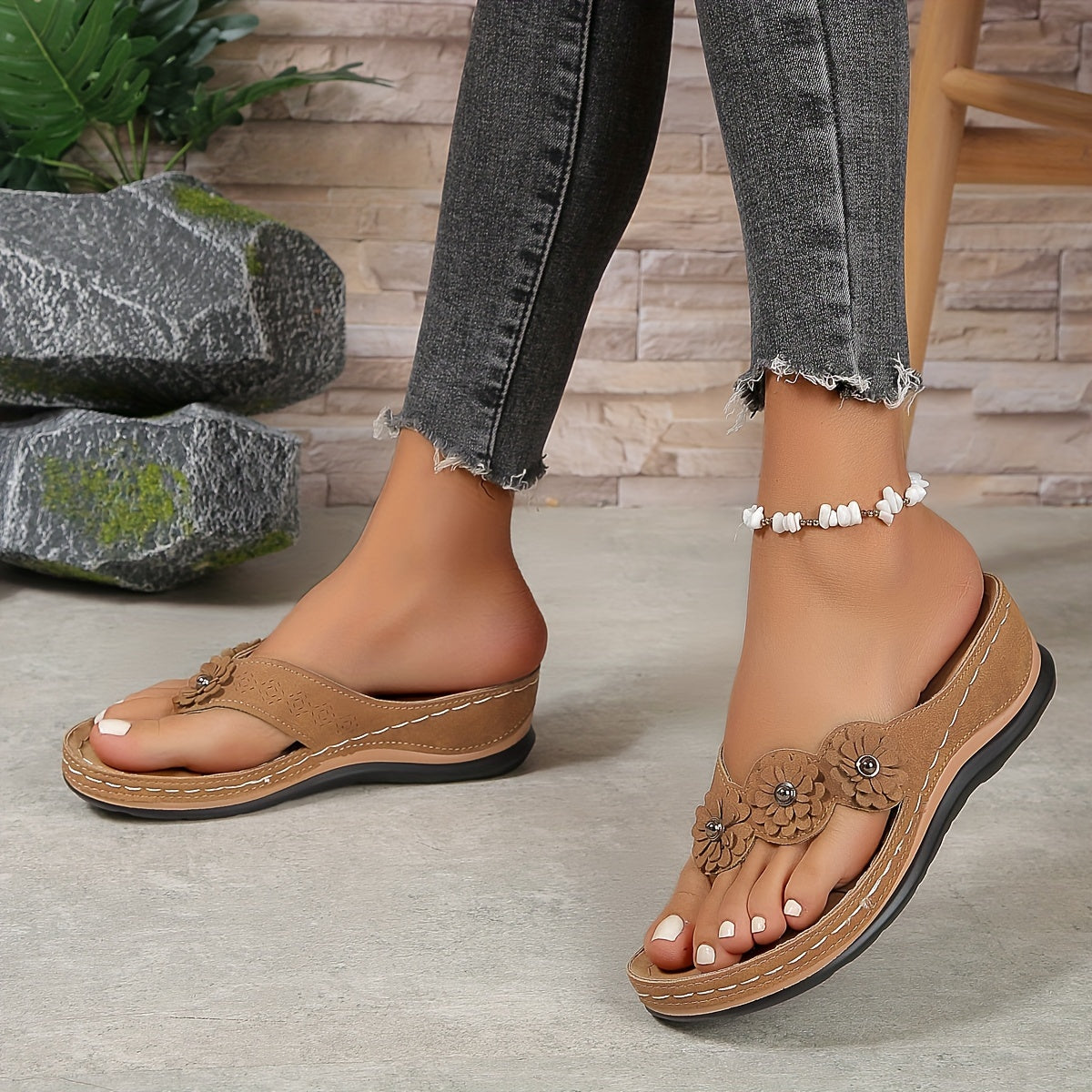 Anna-Berg | Feminine Orthopedic Slip-On Sandals