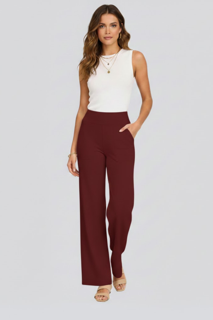 Anna-Berg | Effortless High Rise Wide Leg Trousers for Every Occasion