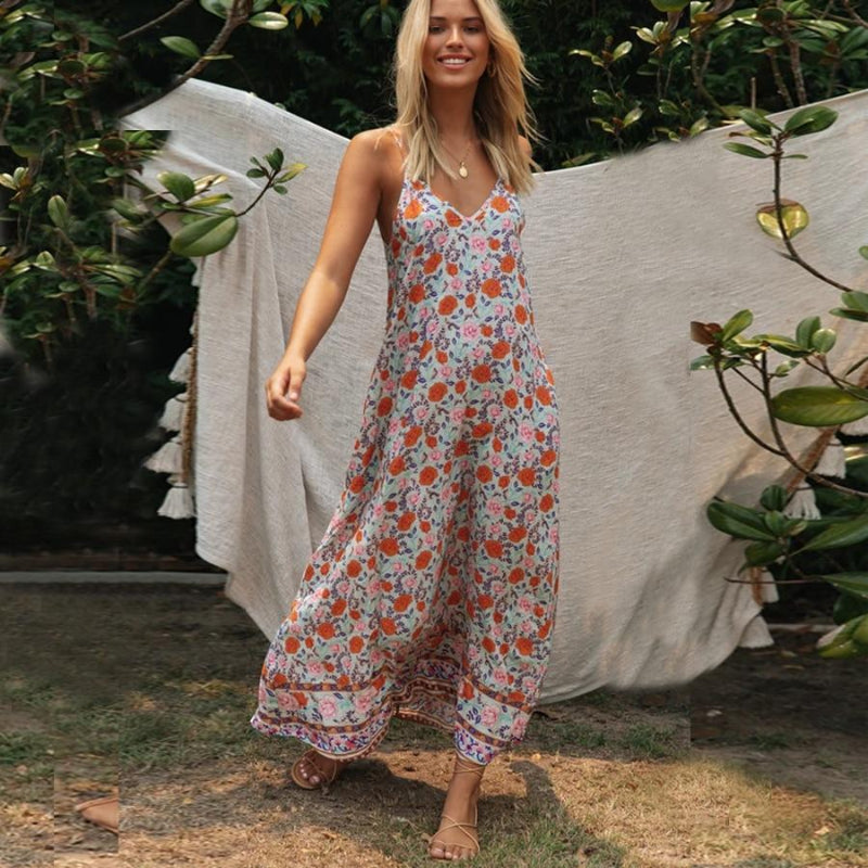 Anna-Berg | Boho Loose Summer Sundress for a Polished Look