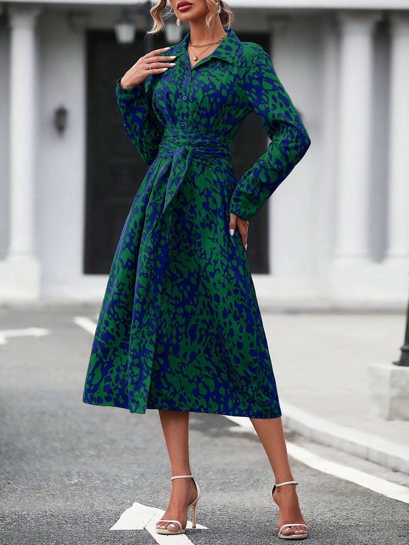 Anna-Berg | Elegant Shirt Dress