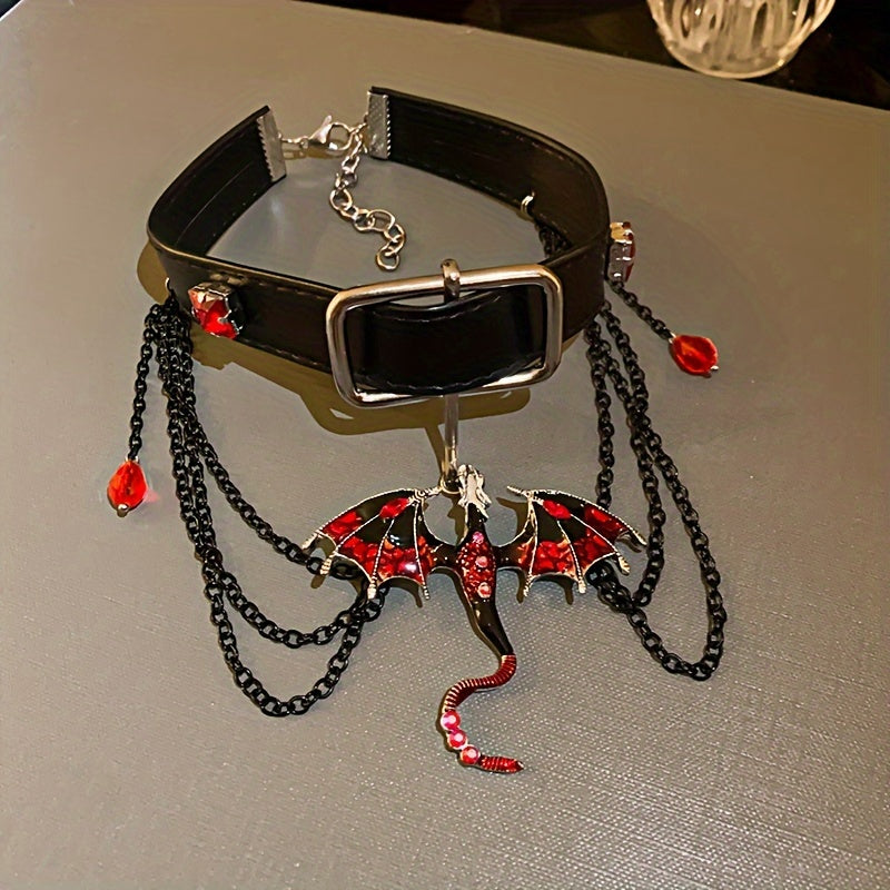Punk Style Dragon Zodiac Tof's Necklace