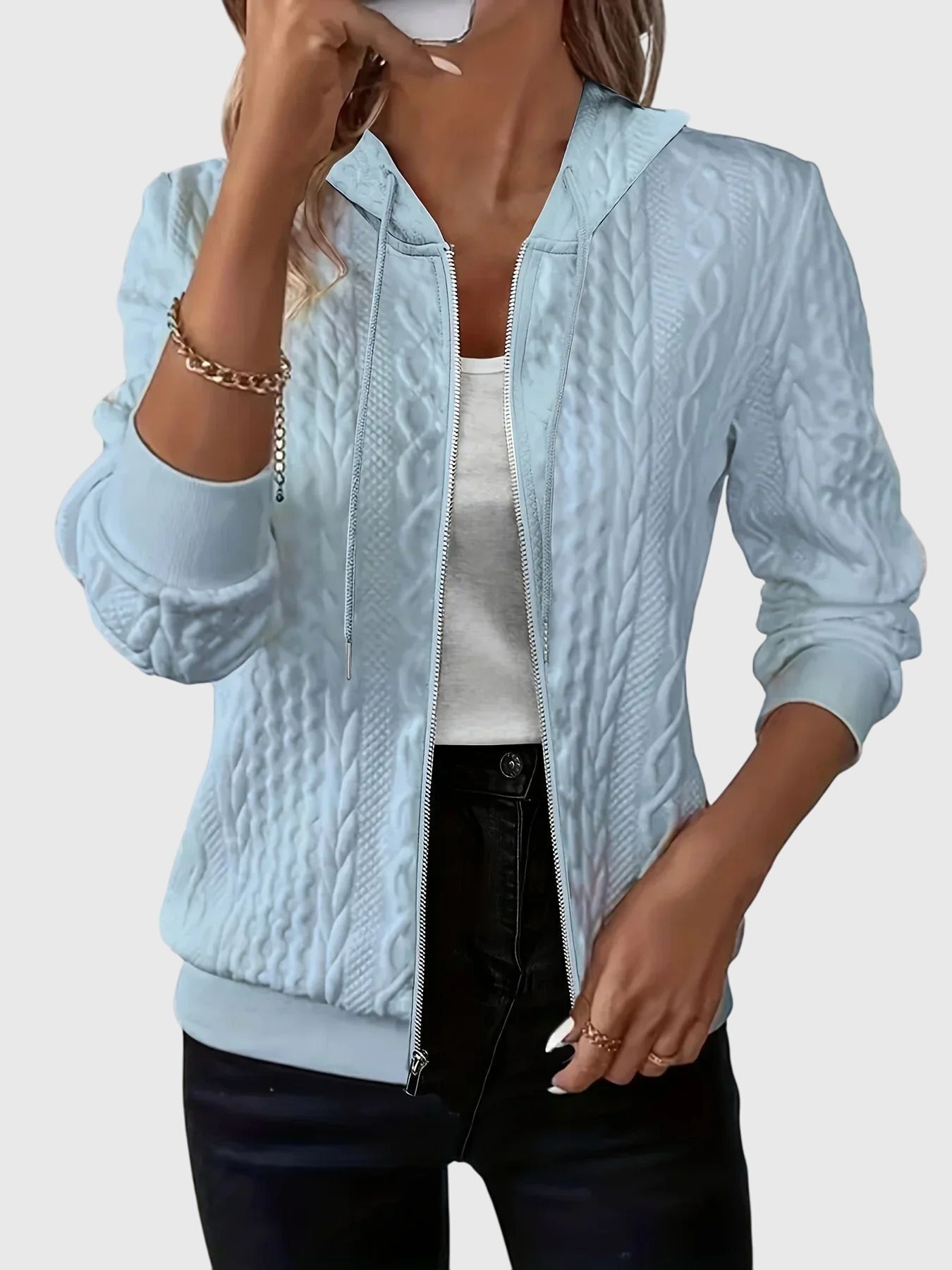 Anna-Berg | Hoodie with Zipper