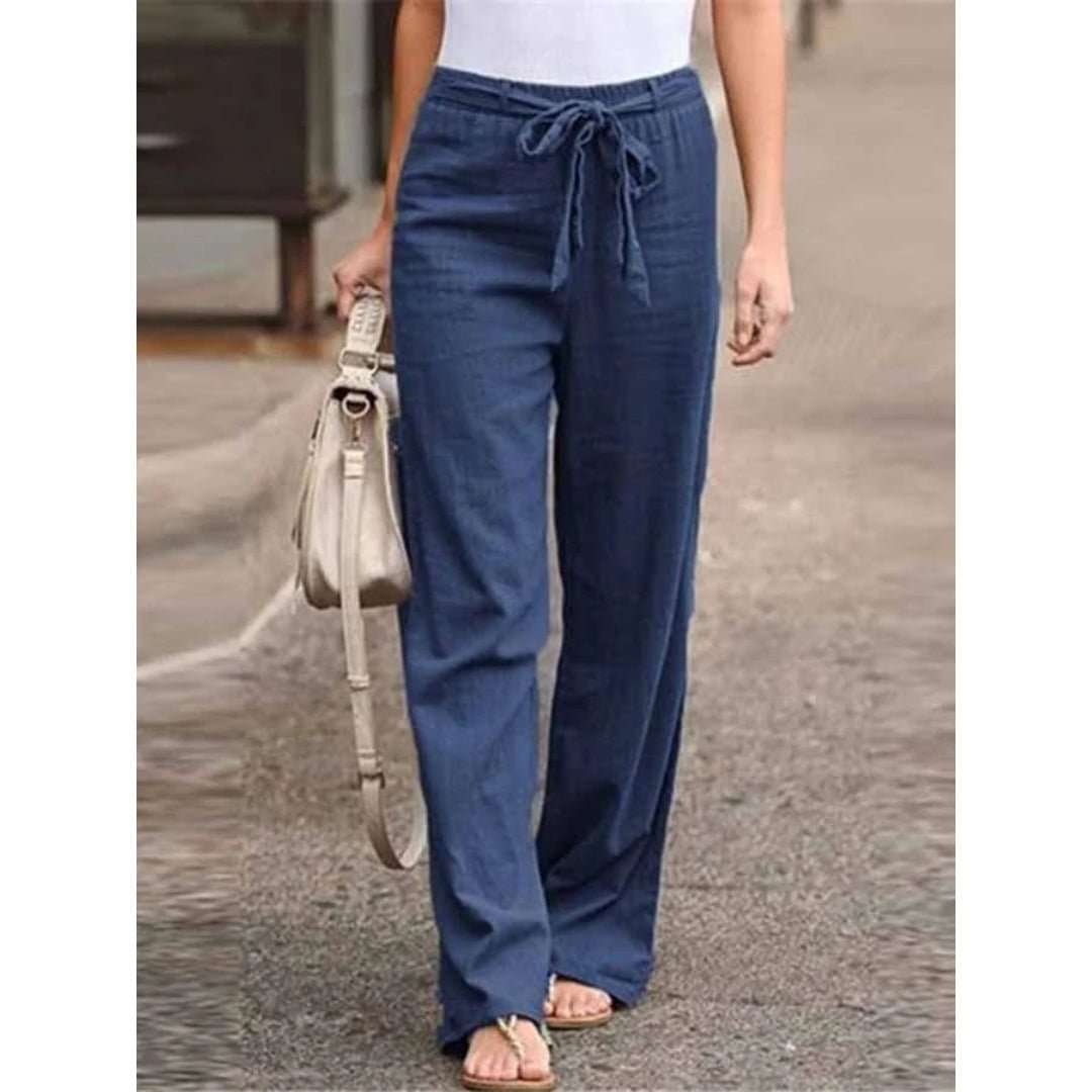 Anna-Berg | Modern Drawstring Wide Leg Pants Made to Turn Heads