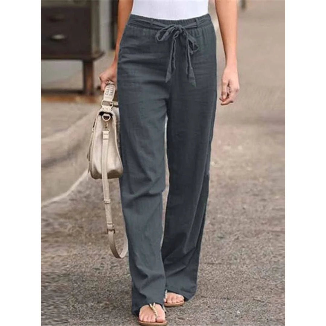 Anna-Berg | Modern Drawstring Wide Leg Pants Made to Turn Heads