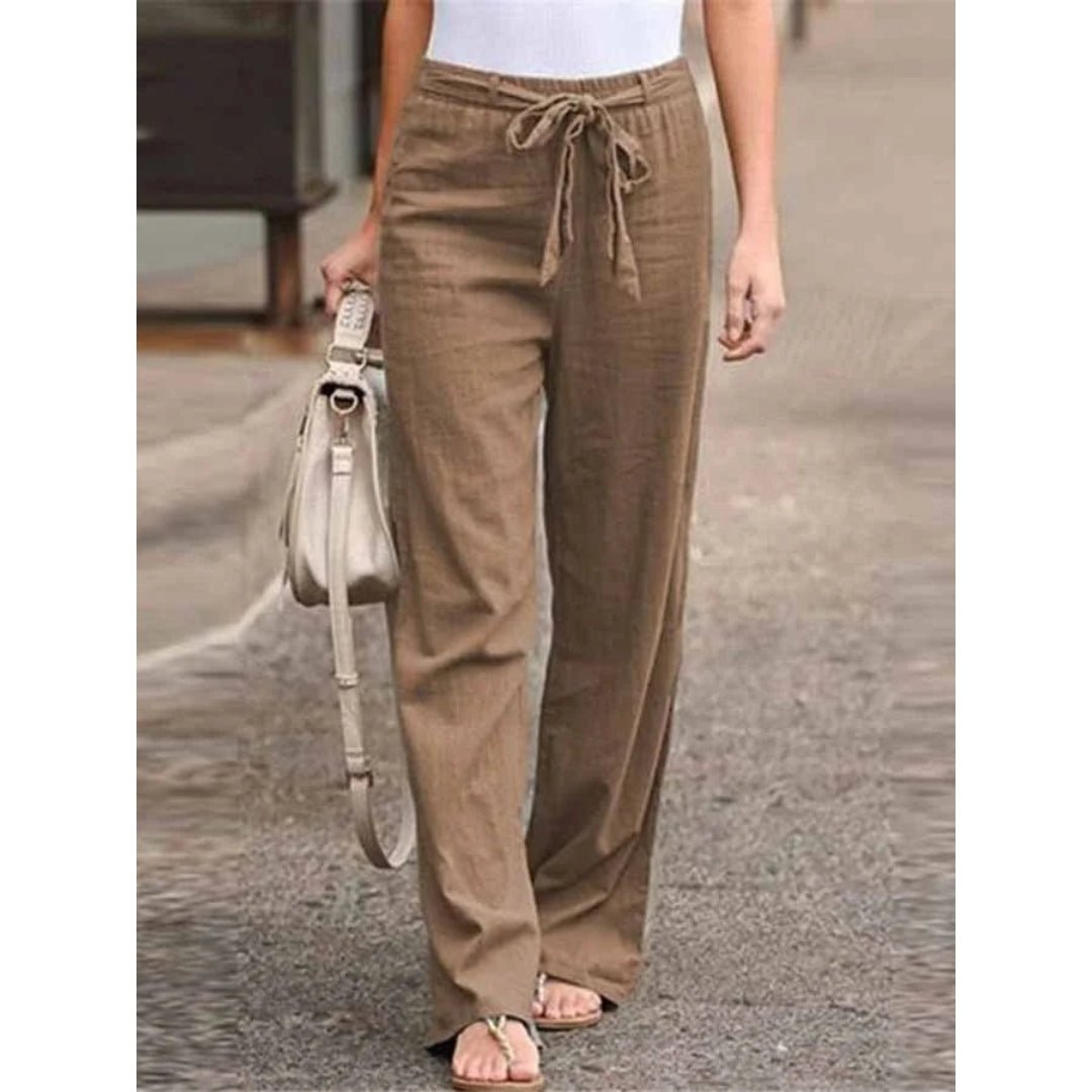 Anna-Berg | Modern Drawstring Wide Leg Pants Made to Turn Heads
