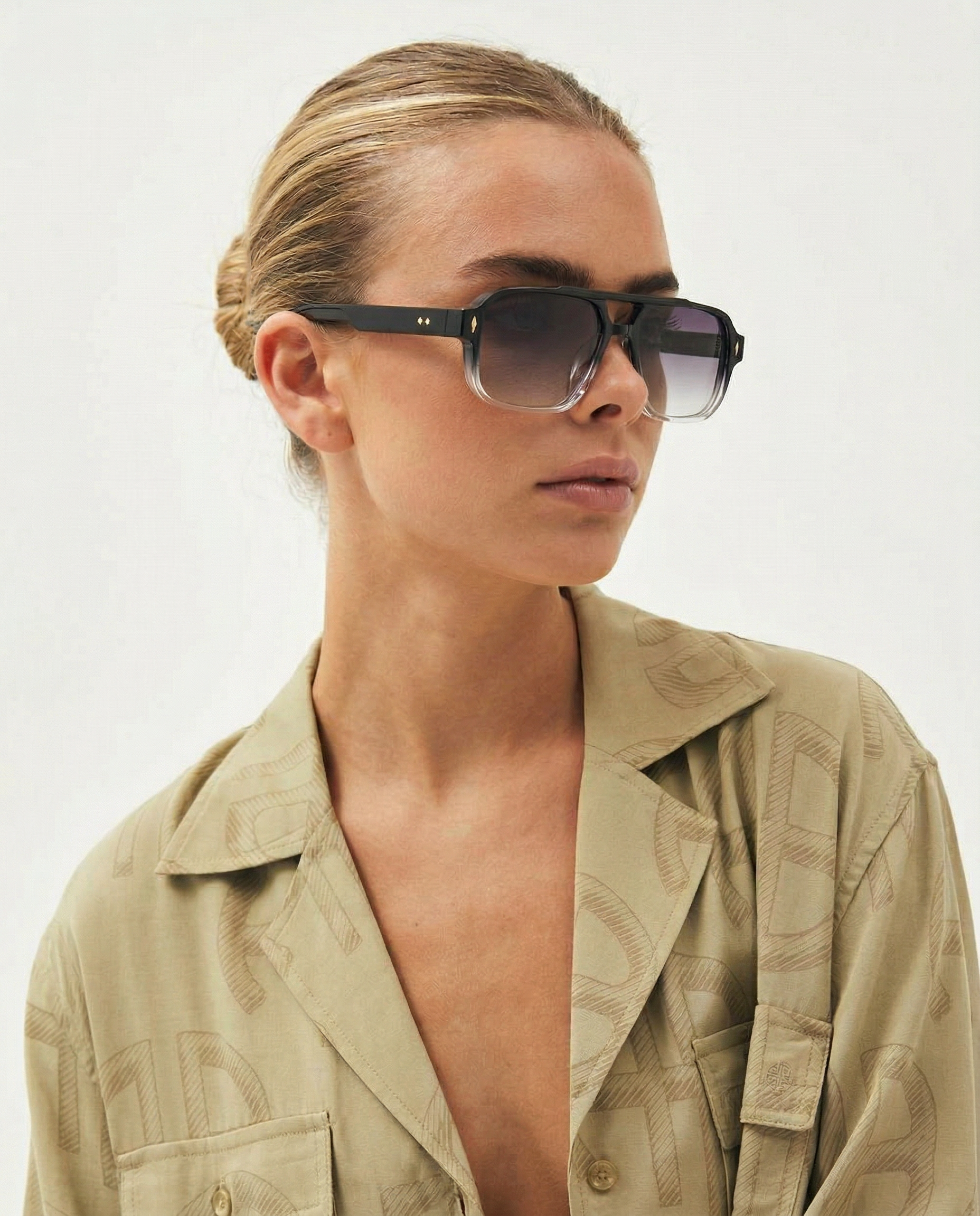 Anna-Berg | Black Square Acetate Frames