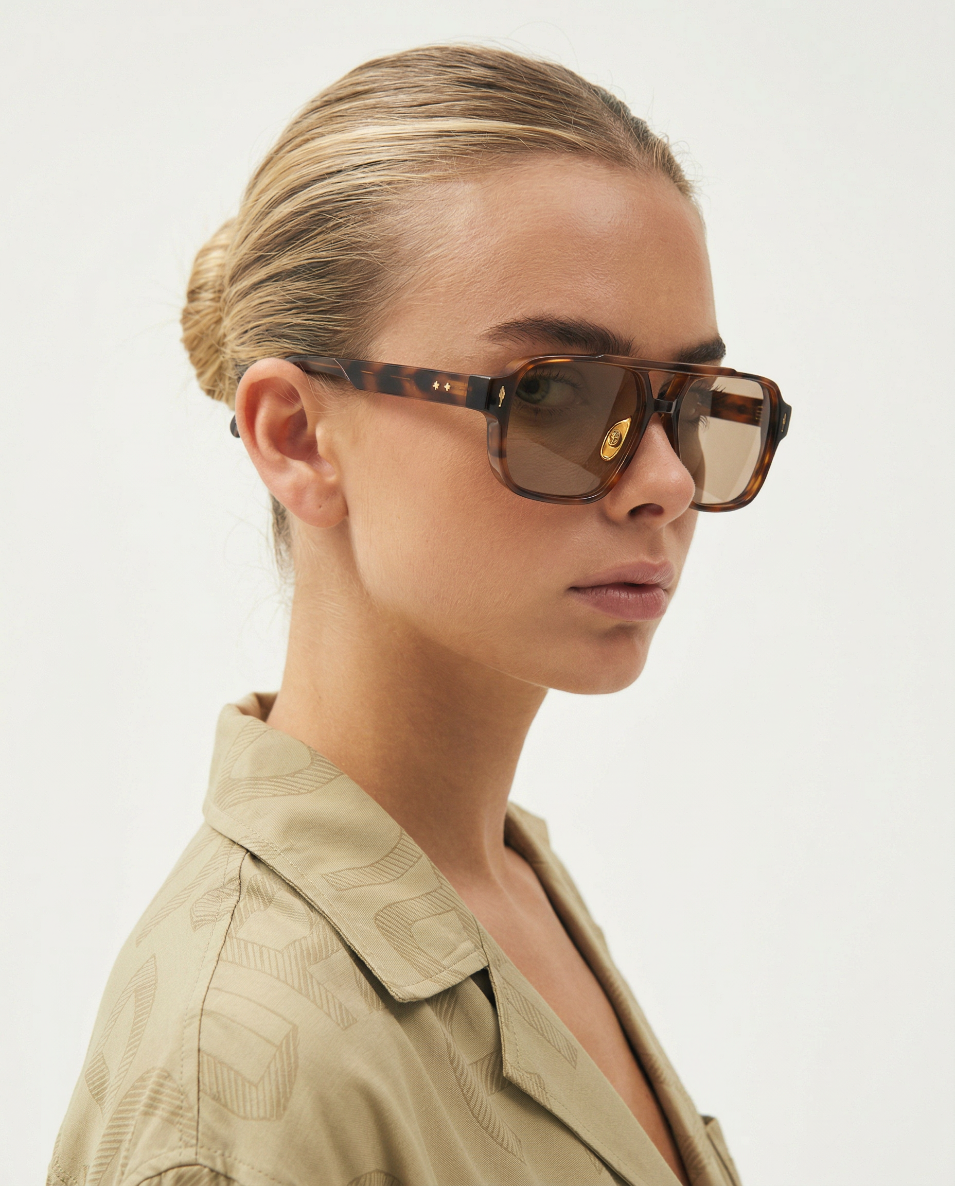 Anna-Berg | Black Square Acetate Frames