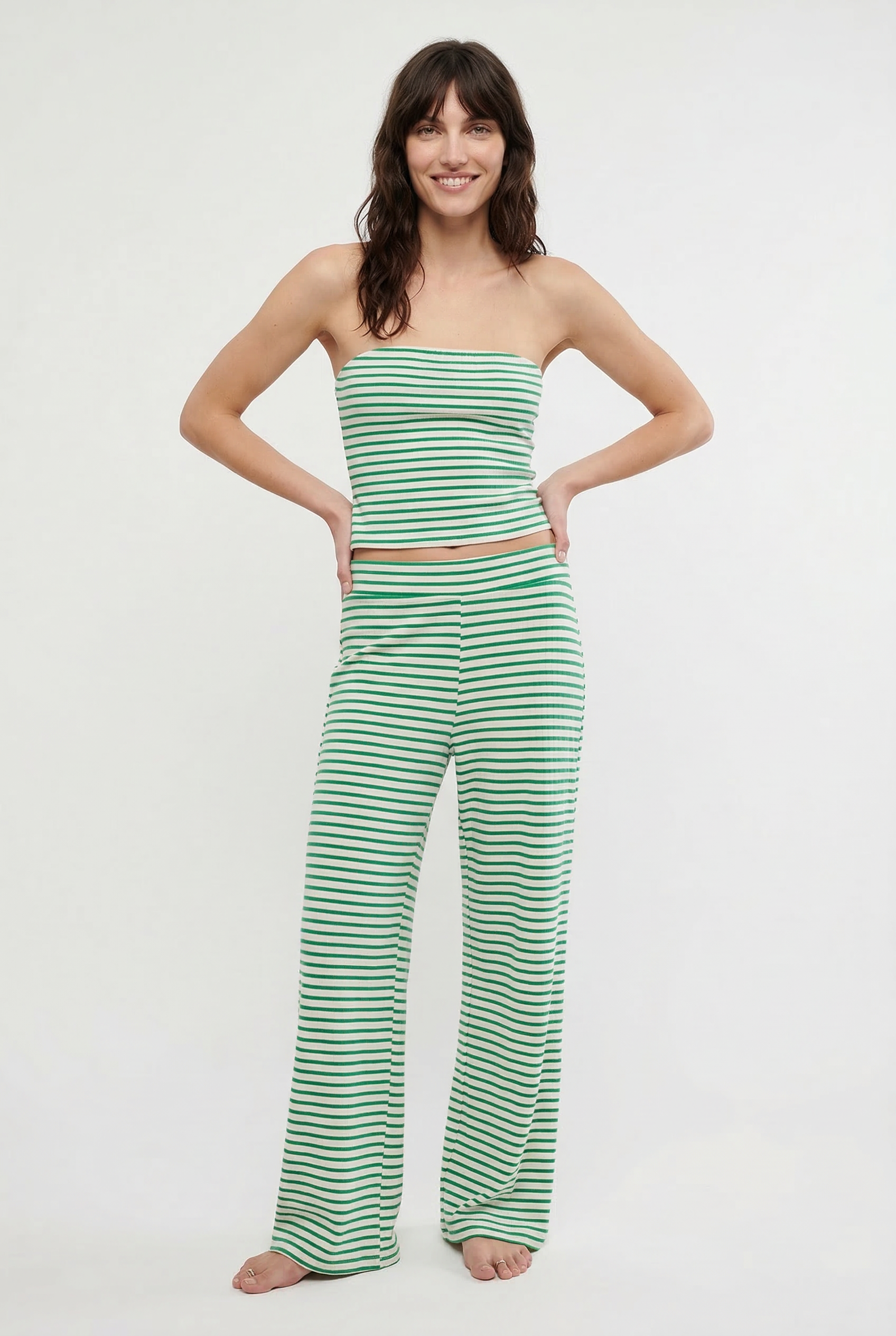 Anna-Berg | Striped Relaxed-Fit Linen Set