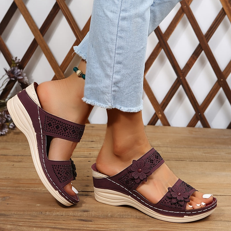 Anna-Berg | Graceful Wedge Slides for Every Occasion