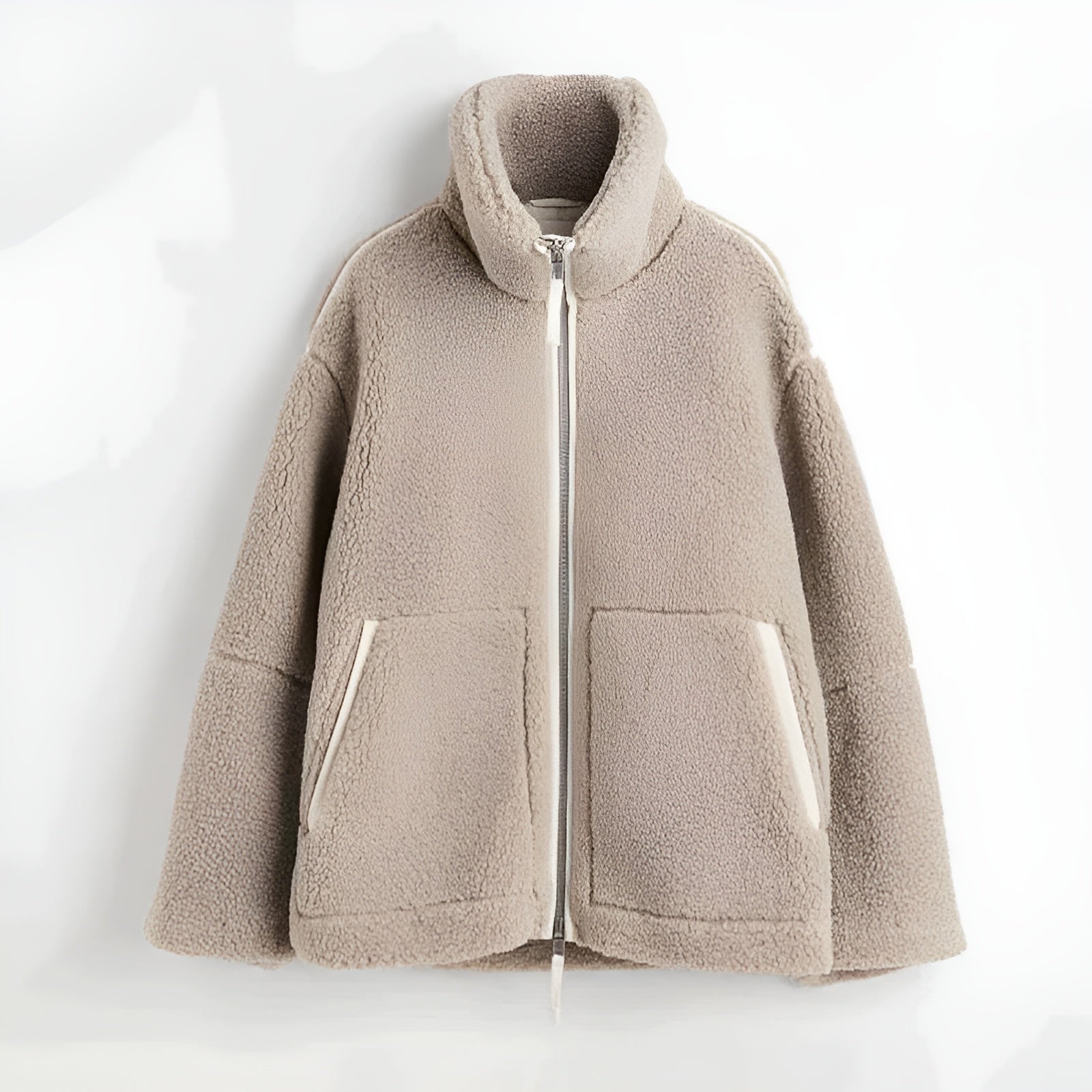 Anna-Berg | Women's Soft Teddy Fleece Jacket
