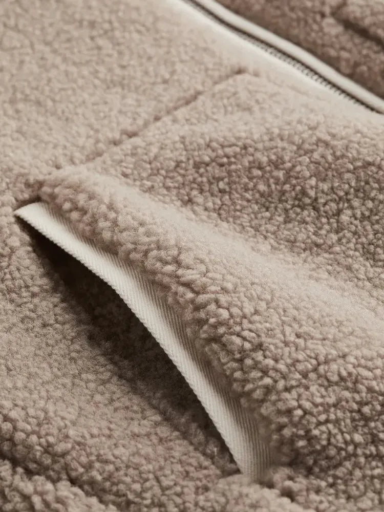 Anna-Berg | Women's Soft Teddy Fleece Jacket