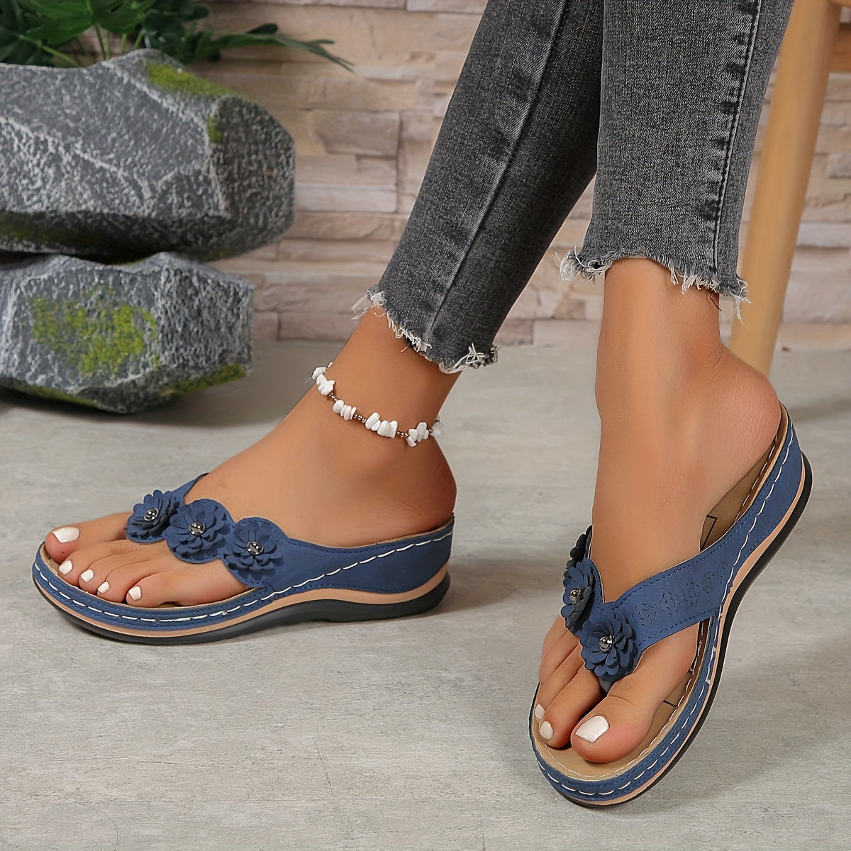 Anna-Berg | Feminine Orthopedic Slip-On Sandals